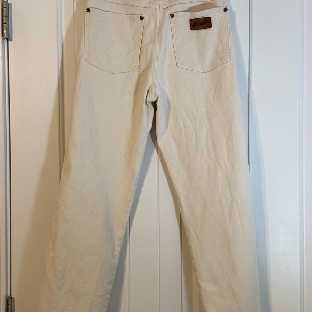 Wrangler Off-White Denim Jeans - Picture 2 of 4
